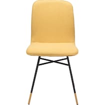 james yellow dining chair   