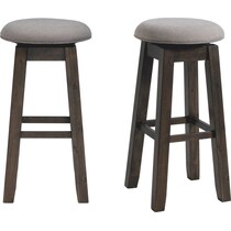 jamesport gray bar stool   