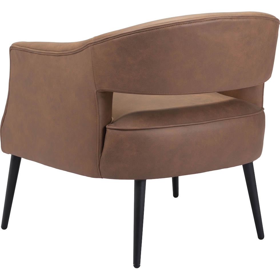 jamie light brown accent chair   