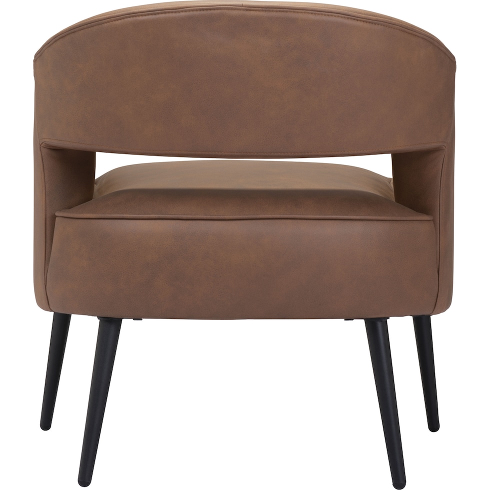 jamie light brown accent chair   