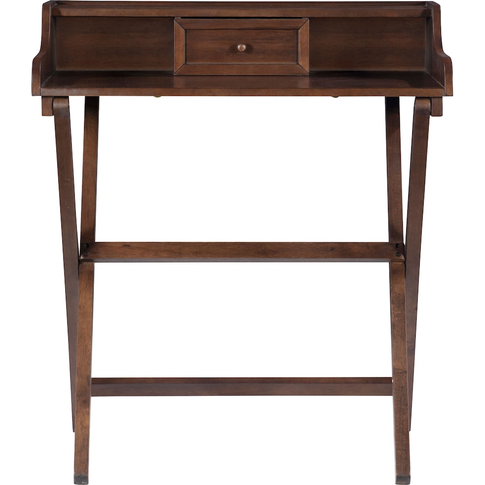 jane dark brown desk   