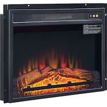 janelle dark brown fireplace tv stand   