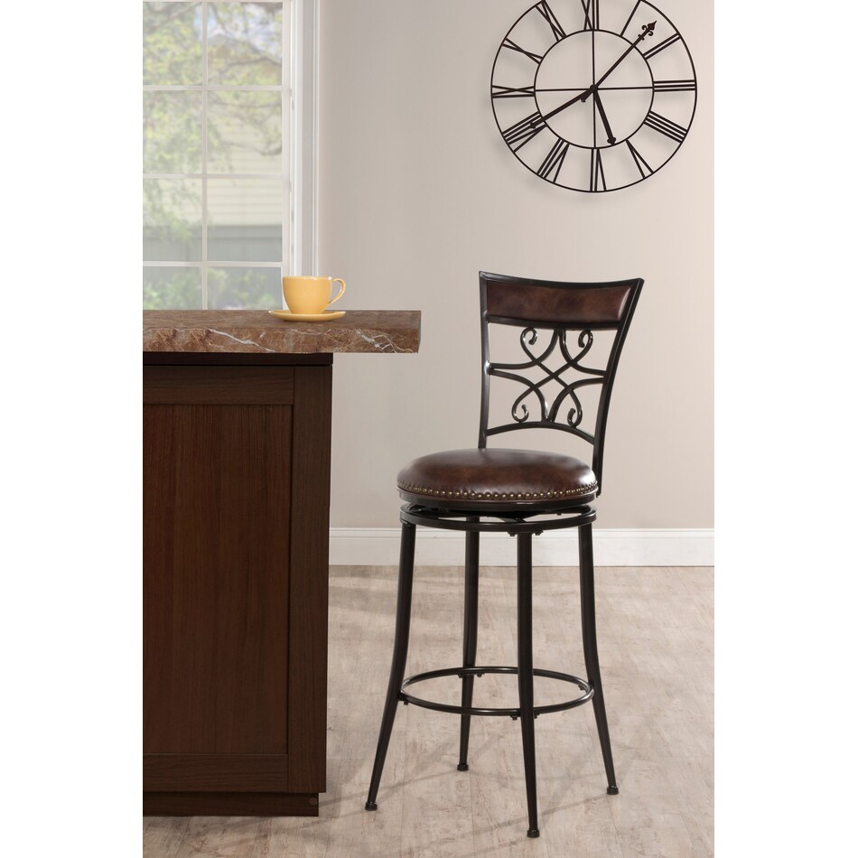 janet light brown counter height stool   