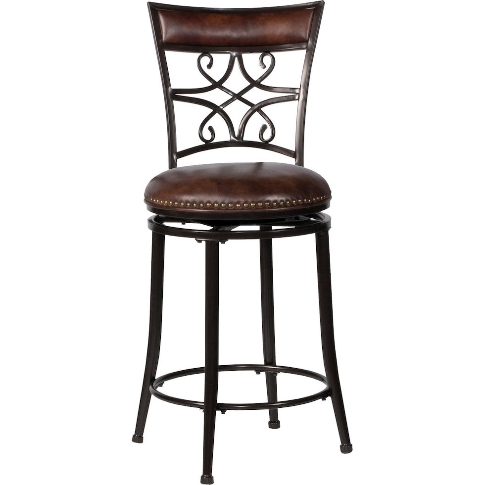 janet light brown counter height stool   