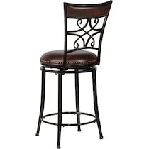 janet light brown counter height stool   