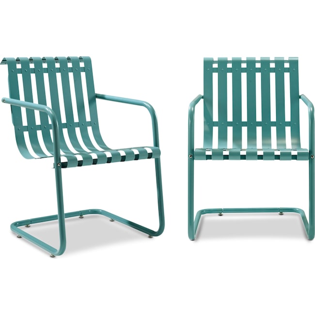 Outdoor Furniture - Janie Set of 2 Outdoor Chairs