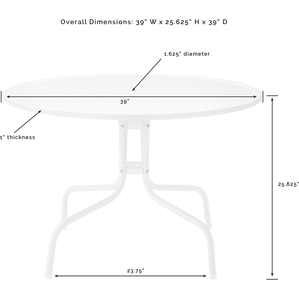 janie blue outdoor dinette   