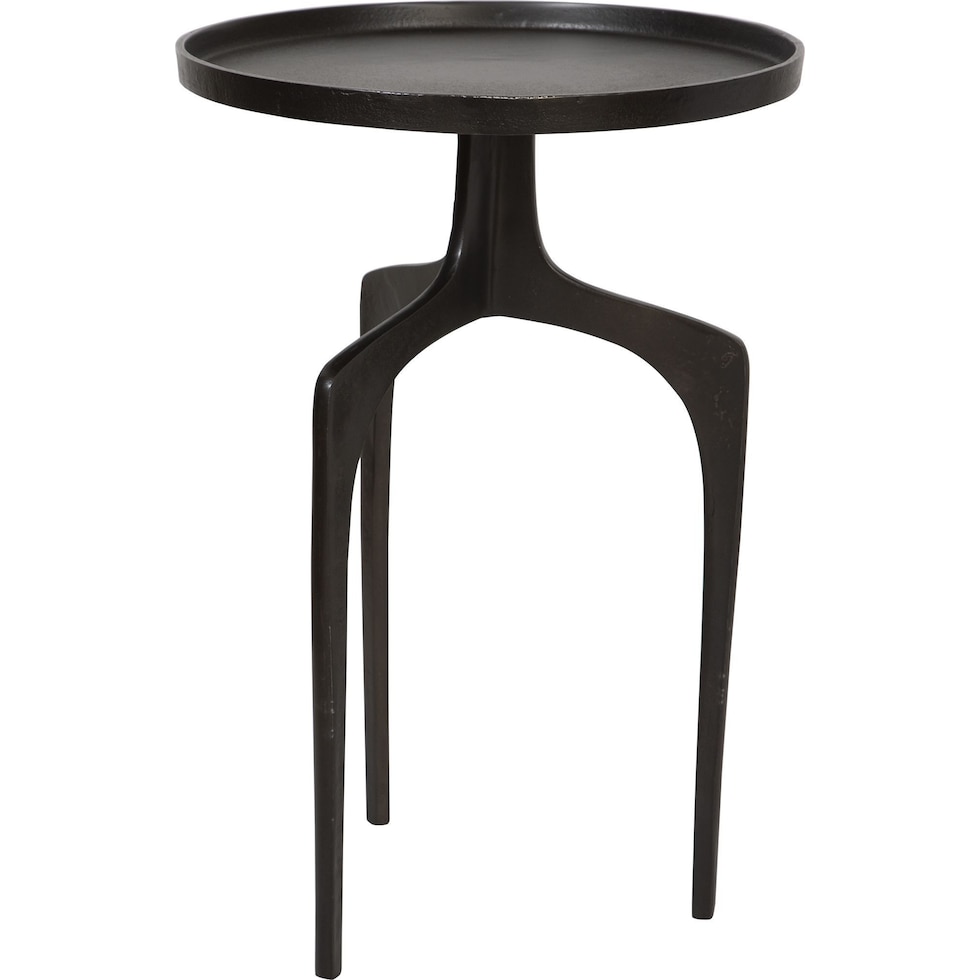 jannings dark brown side table   