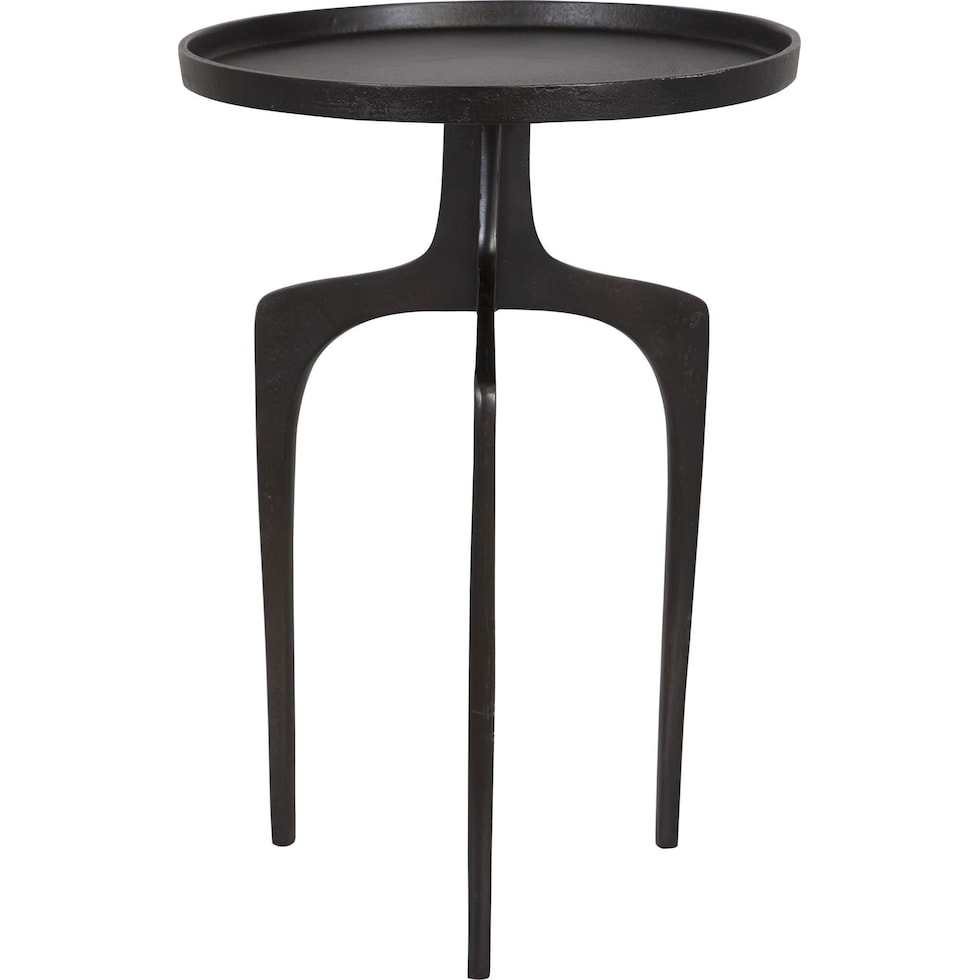 jannings dark brown side table   