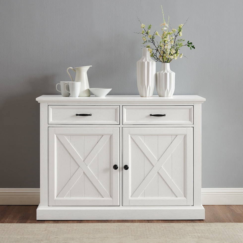 jansen white sideboard   