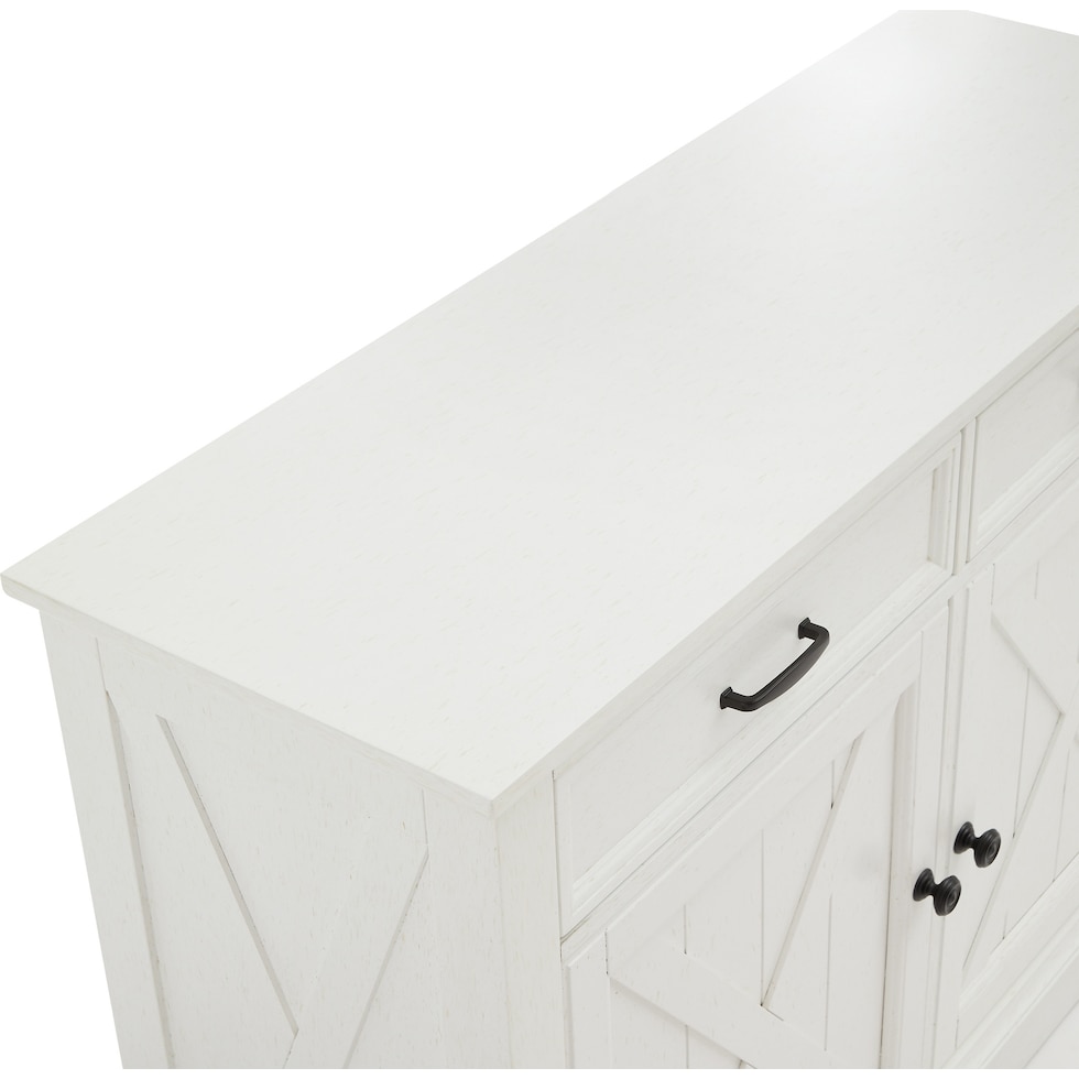 jansen white sideboard   