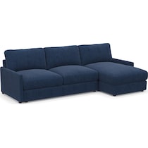 jasper blue sectional   