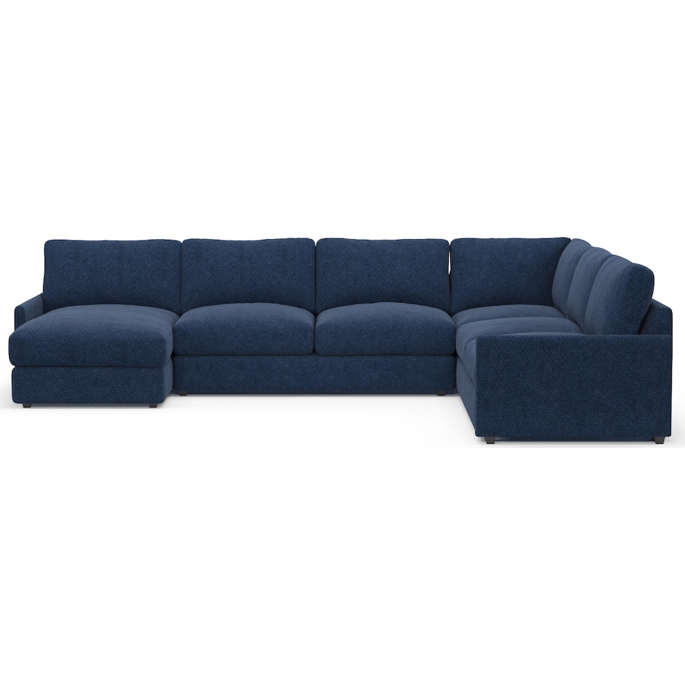 jasper blue sectional   