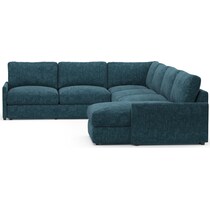 jasper blue sectional   