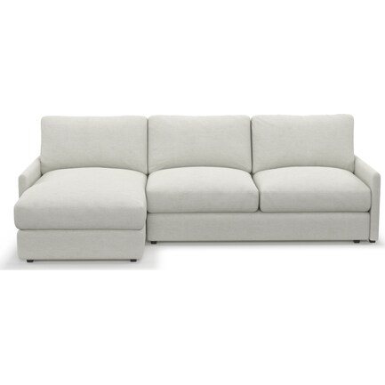 Jasper Foam Comfort 2-Piece Sectional with Left-Facing Chaise - Cosmo Dove