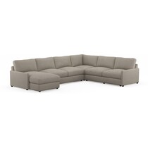 jasper gray  pc sectional   