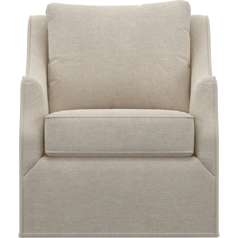 jasper light brown swivel chair   