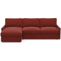 jasper red sectional   