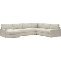 jasper white sectional   