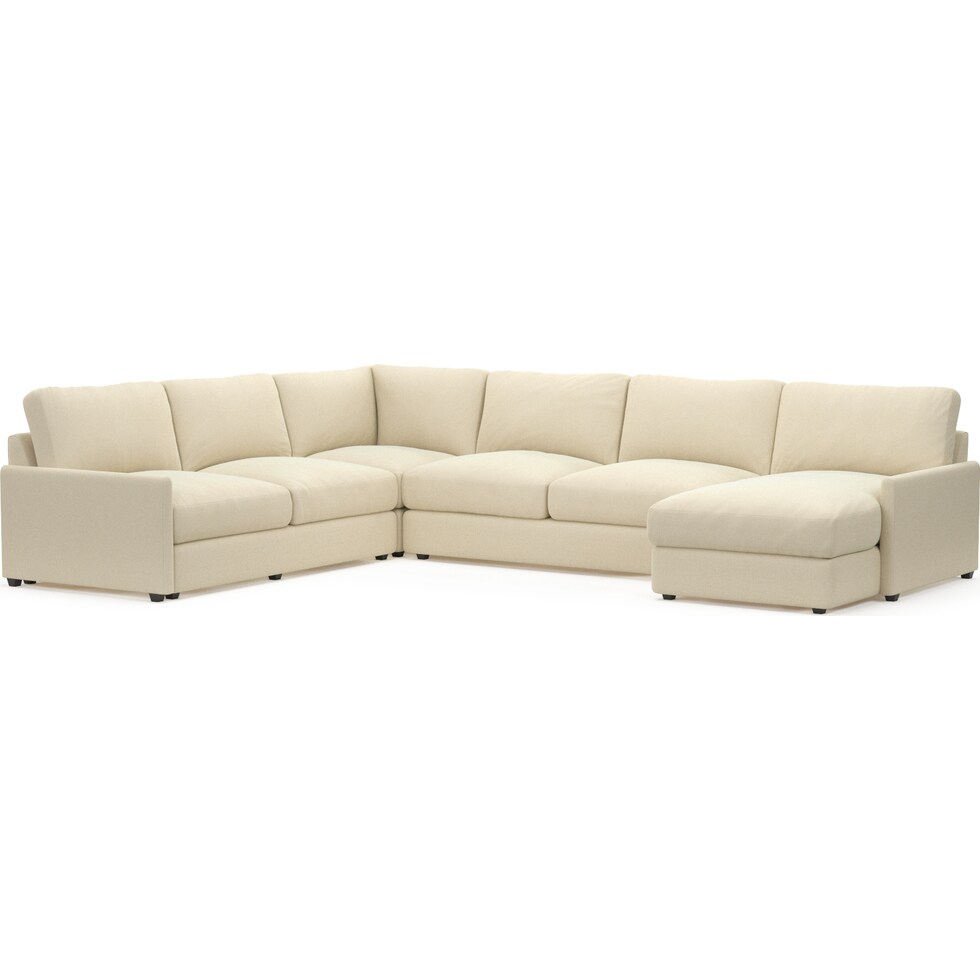 jasper white sectional   