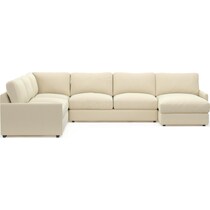 jasper white sectional   
