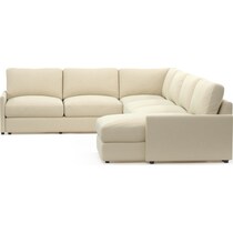 jasper white sectional   