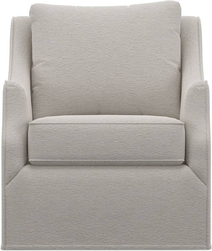 Jasper Swivel Chair Living Large White American Signature Furniture