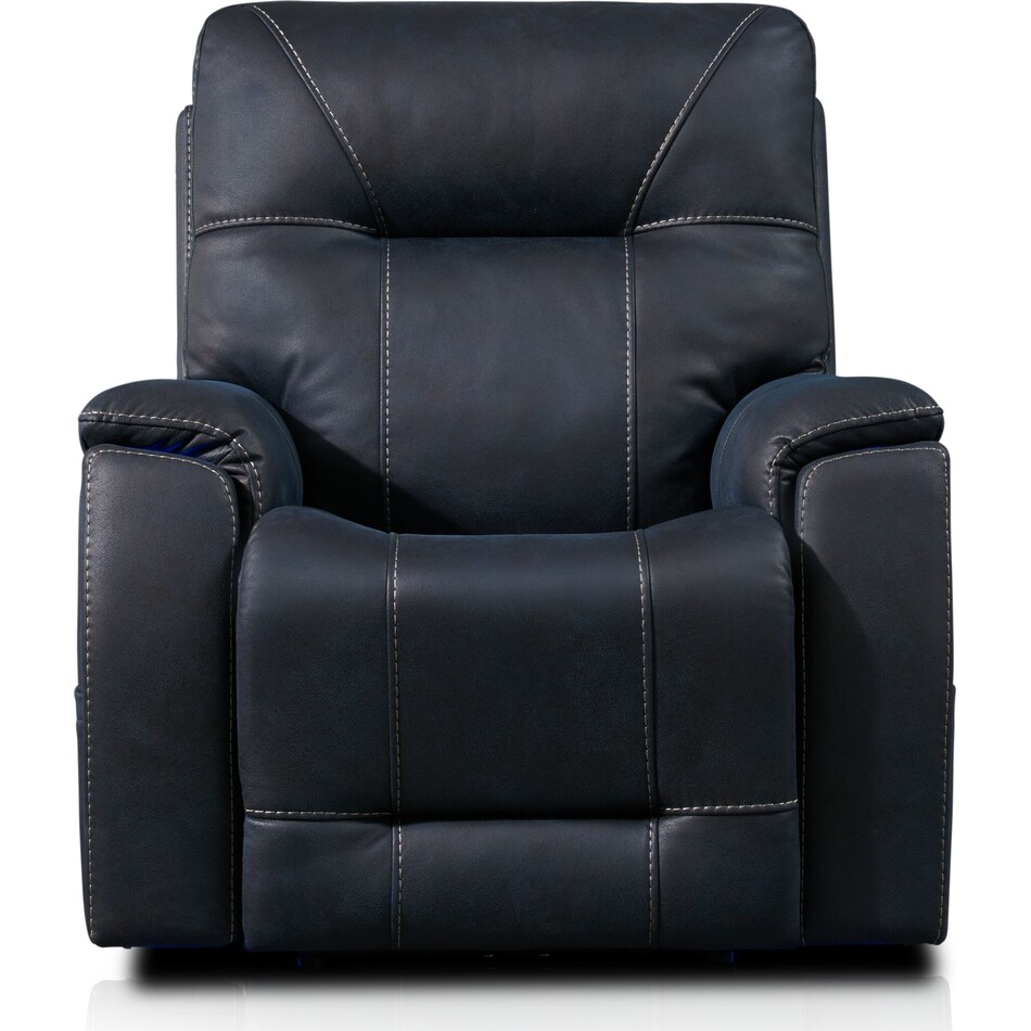jax blue power recliner   