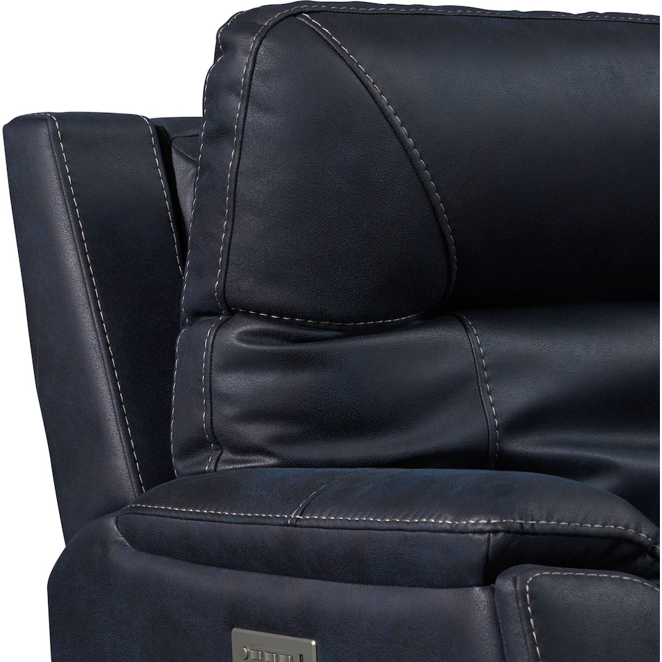 jax blue recliner   