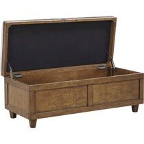 jaxine brown tan bench   