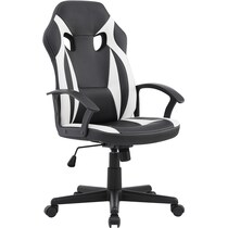 jaxon white desk chair   