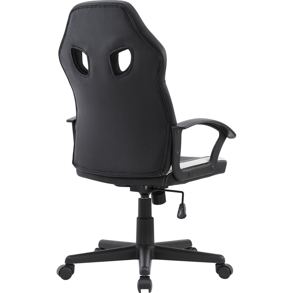 jaxon white desk chair   