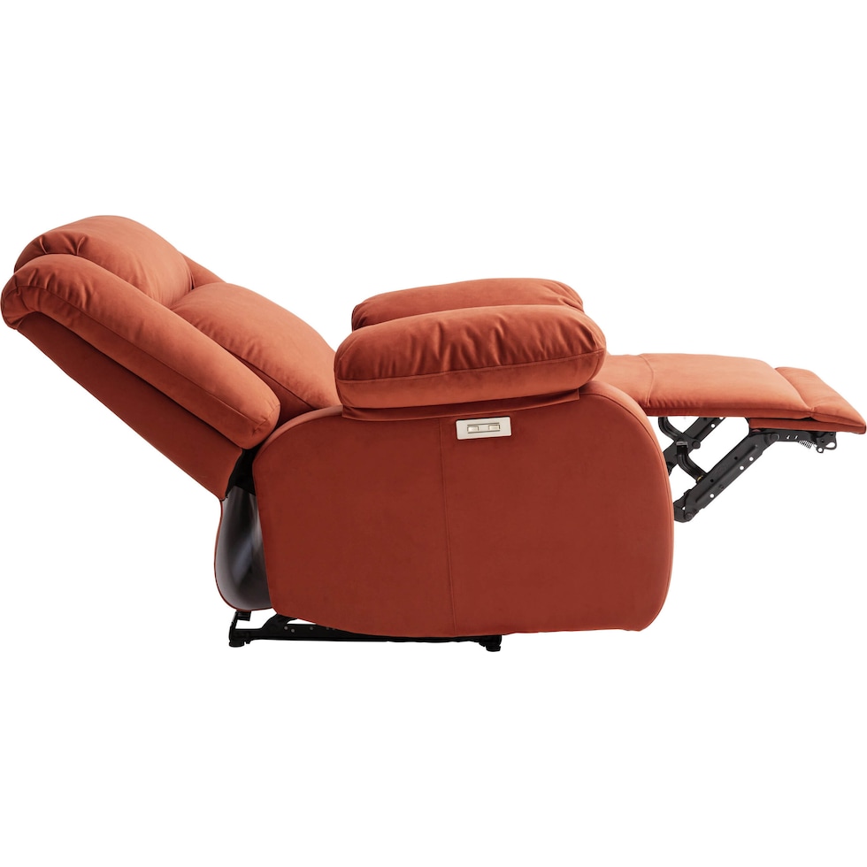 jaxson orange recliner   