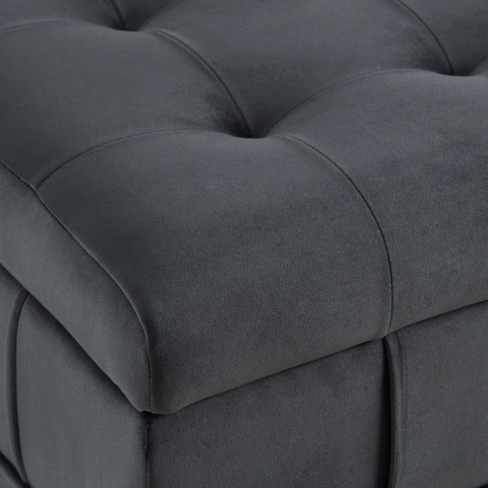 jayde gray ottoman   