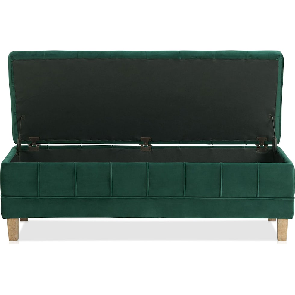 jayde green ottoman   