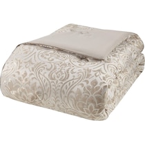 jayla light brown queen bedding set   