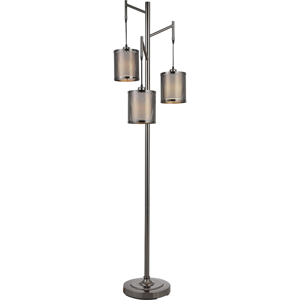 jazmin dark brown floor lamp   