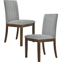 jeanie gray dining chair   