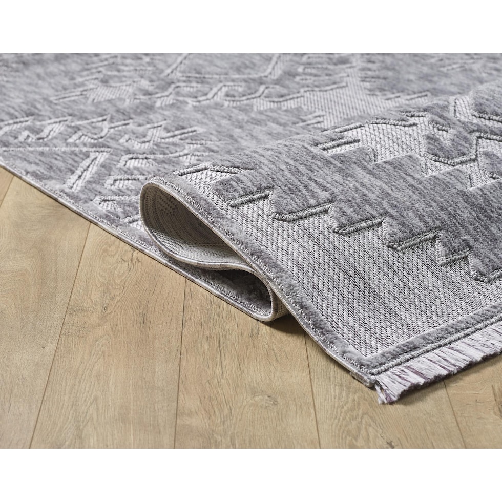 jeni gray area rug  x    