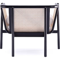 jenner black natural chair   