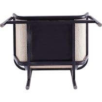 jenner black natural chair   