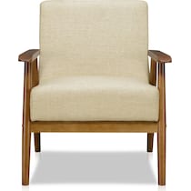 jennings light brown accent chair   