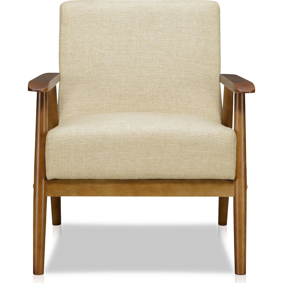 jennings light brown accent chair   