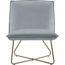 jeno gray accent chair   