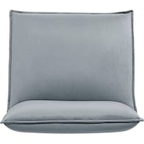 jeno gray accent chair   