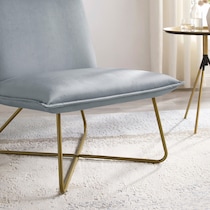 jeno gray accent chair   