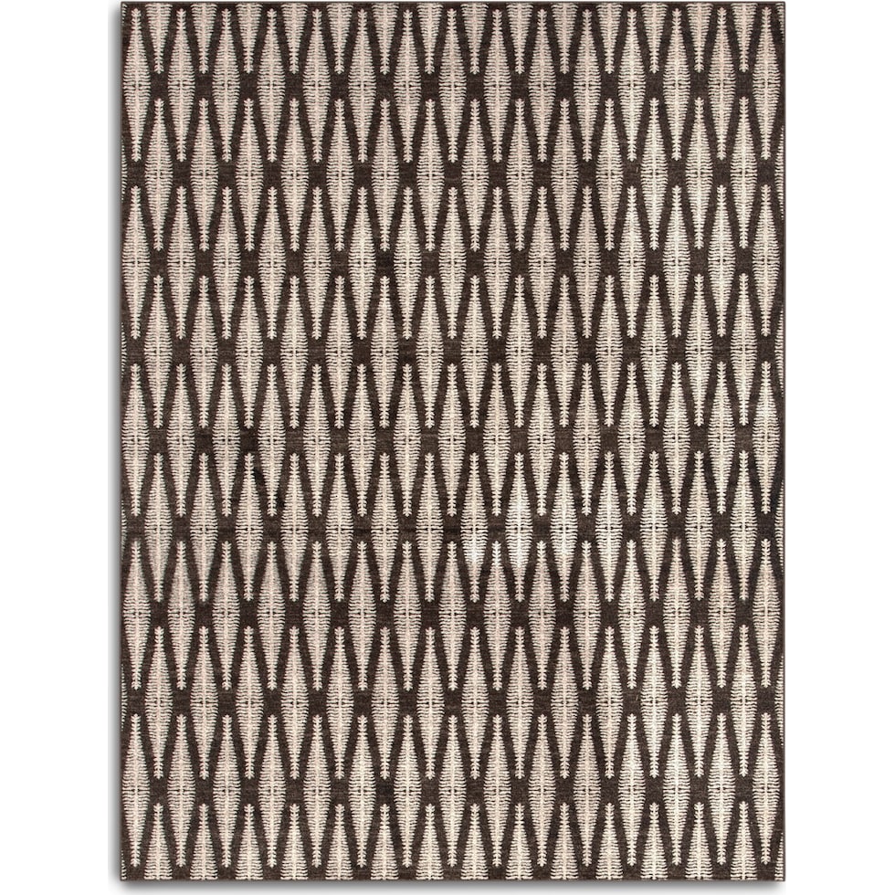 jessa dark brown area rug  x    