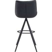 jesse black bar stool   