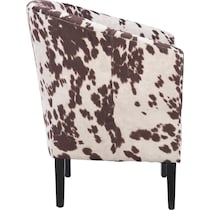 jethro cow print accent chair   