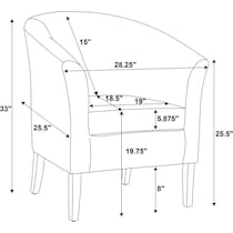 jethro cow print accent chair   